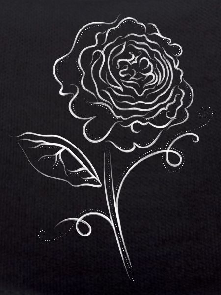 Rose fleur blanc élégant