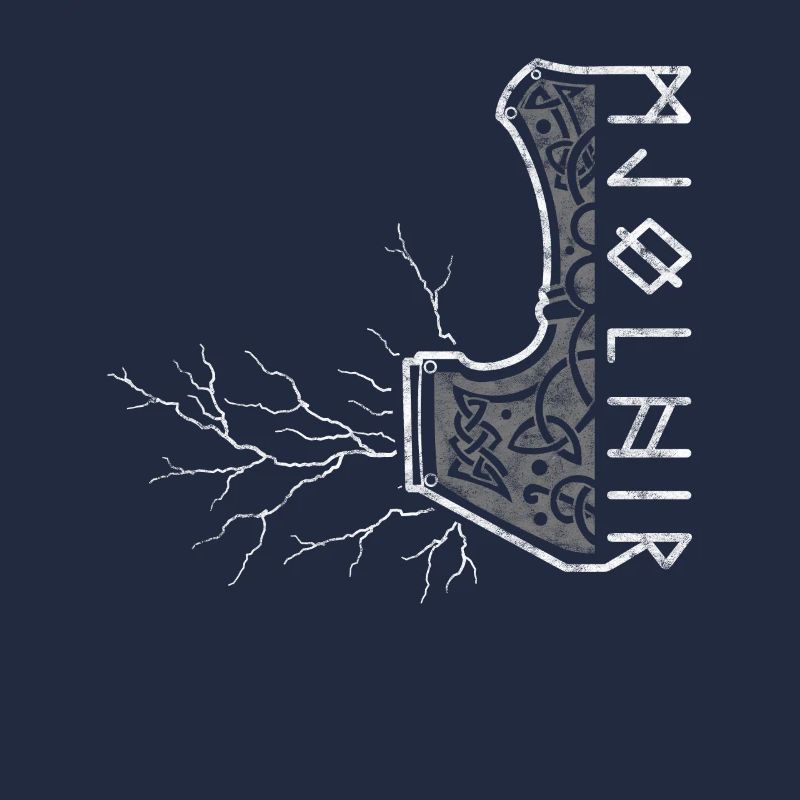 Le marteau de Thor avec flash - Mjölnir