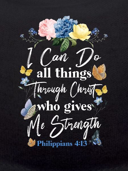 Christian Bible Verse Butterfly