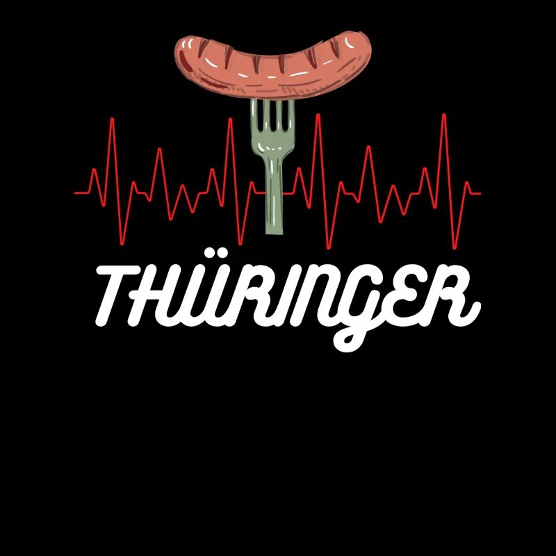 Thüringen Bratwurst Herzschlag Wurst Thüringer