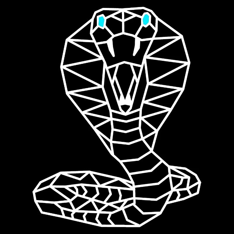 Schlange Geometrisch Linie