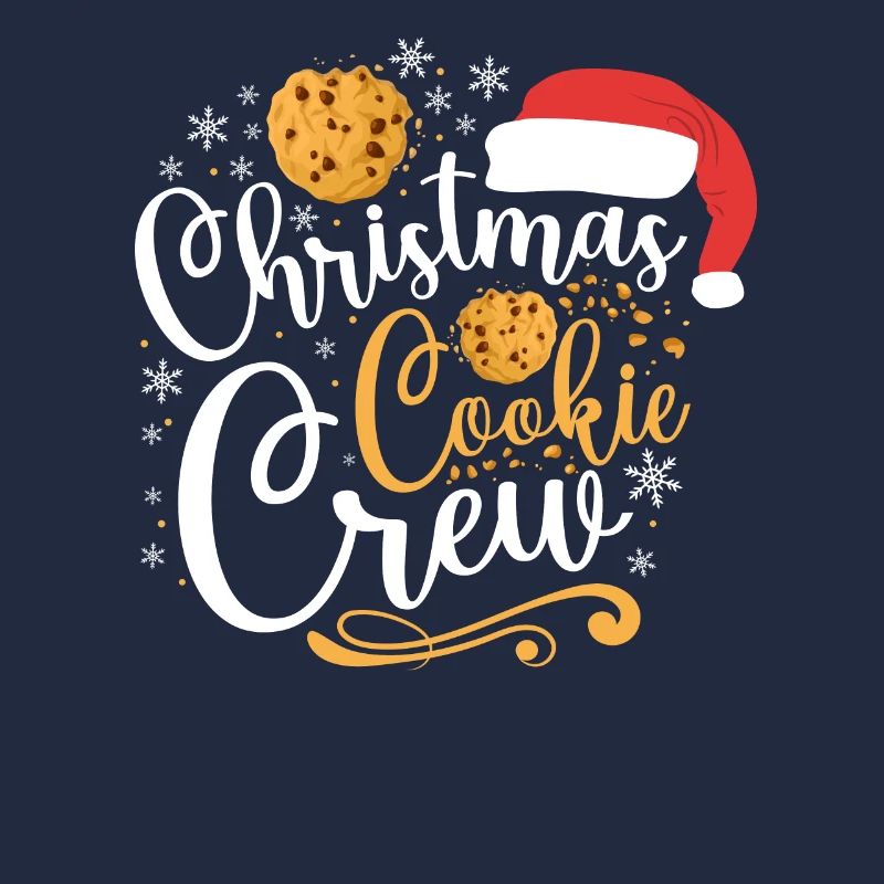 Équipe de biscuits de Noël bake Baking