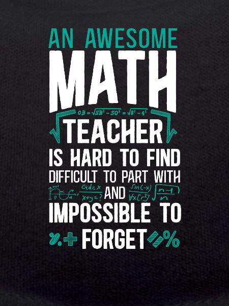 Math Teacher Nerd Student An