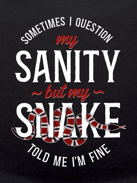 Snake Serpent Sometimes I Question