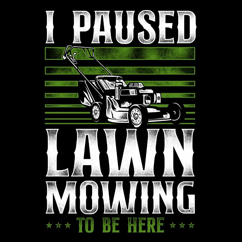 Lawn Mower Mowing Dad Father