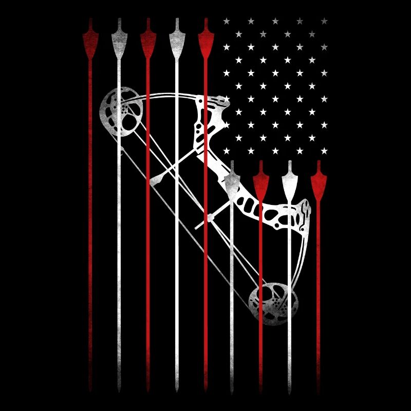 Archery Archer Usa American Flag