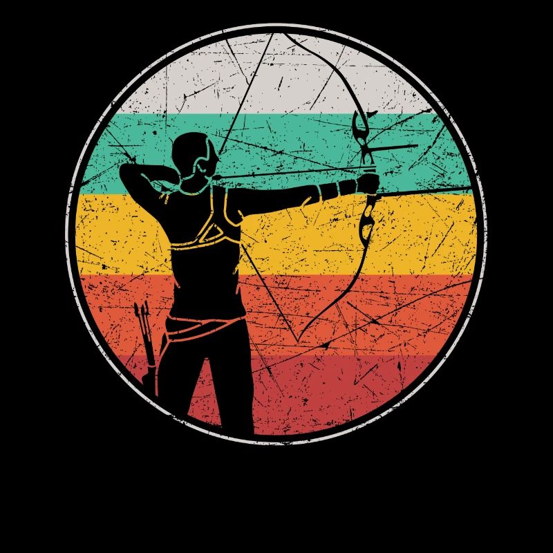 Archery Bow Archer Retro Vintage