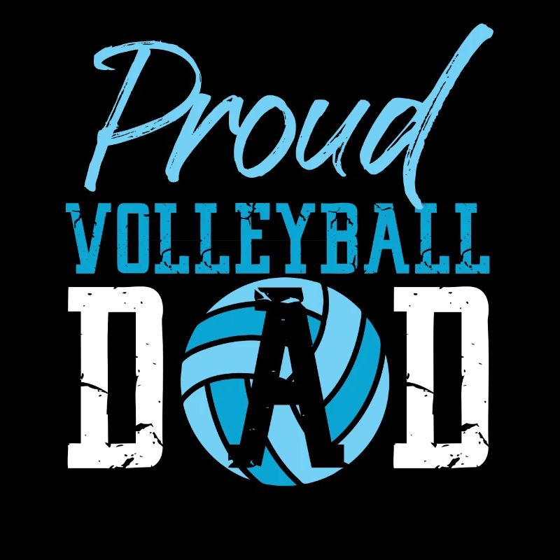 Volleyball Player Team Dad Father