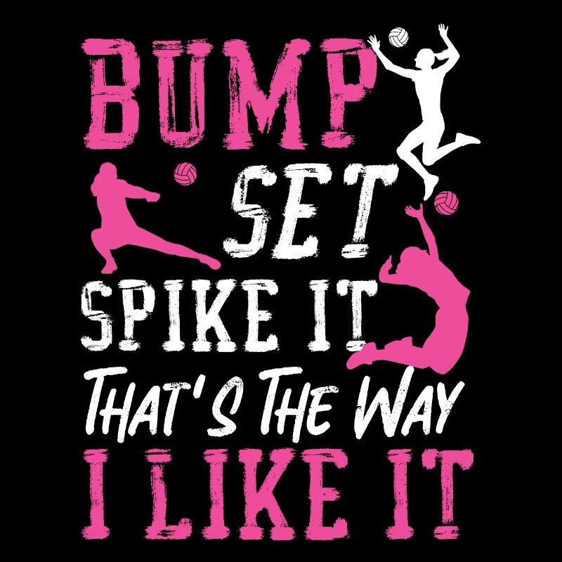 Volleyball Player Team Bump Set
