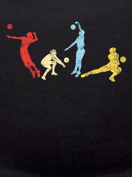 Volleyball Player Team Retro