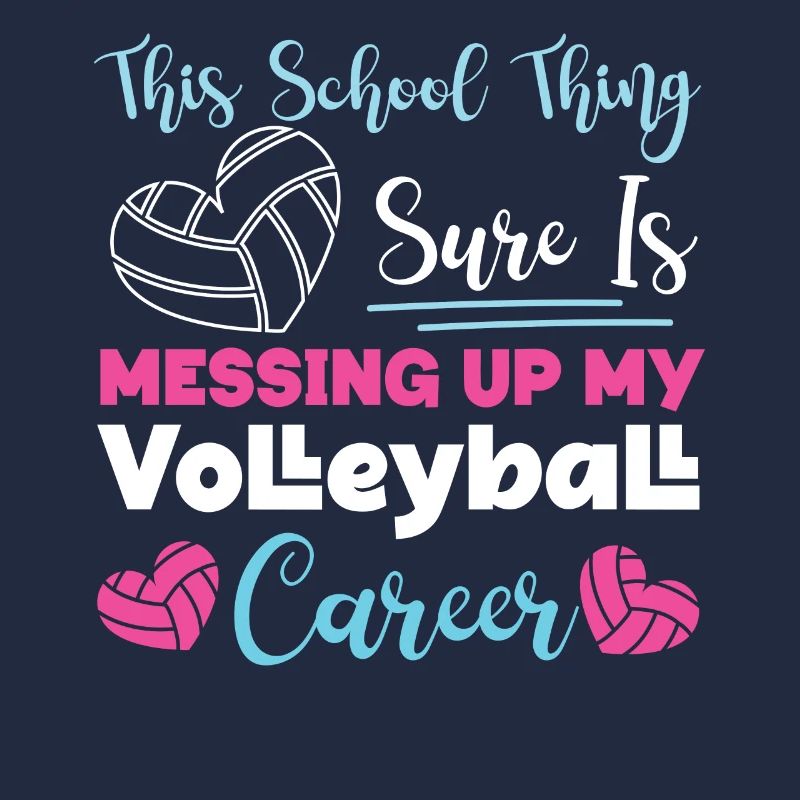 Volleyball Player Team This School