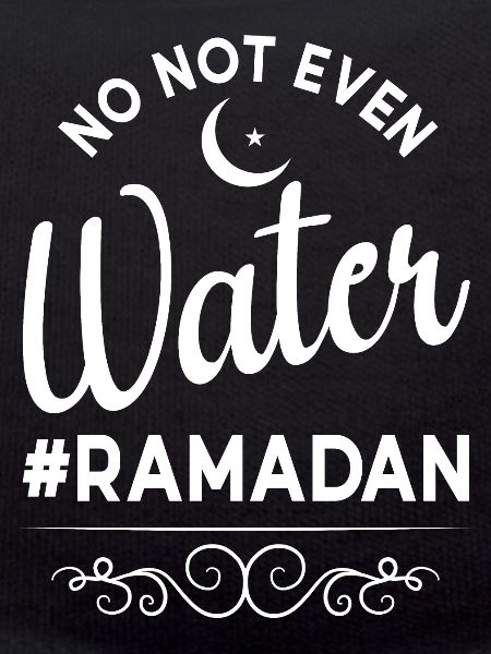 Non même pas d’eau Ramadan