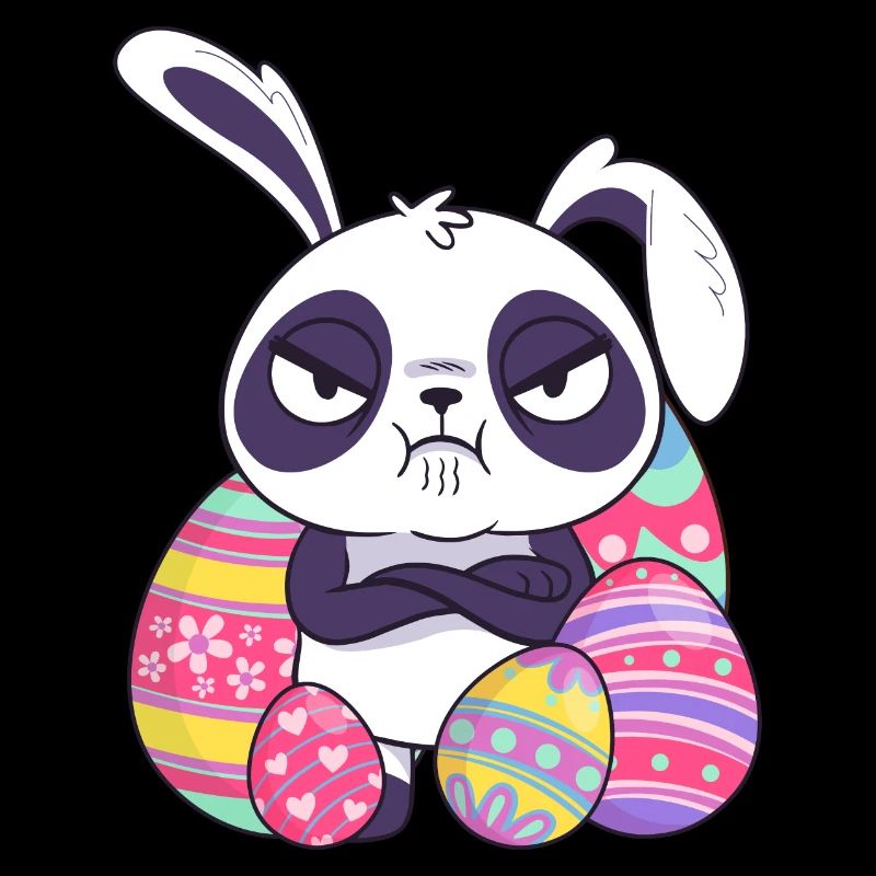 Osterhase Panda
