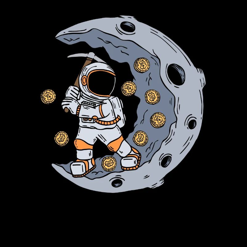 Un astronaute exploite le marché boursier BTC