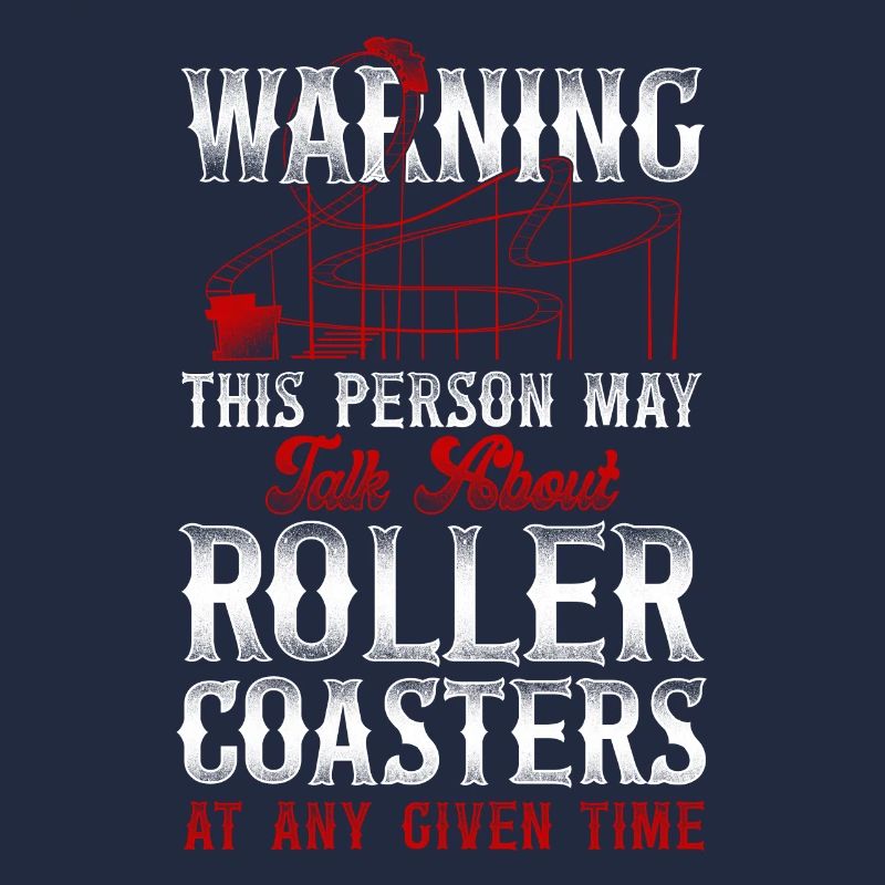 Roller Coaster Vintage Avertissement