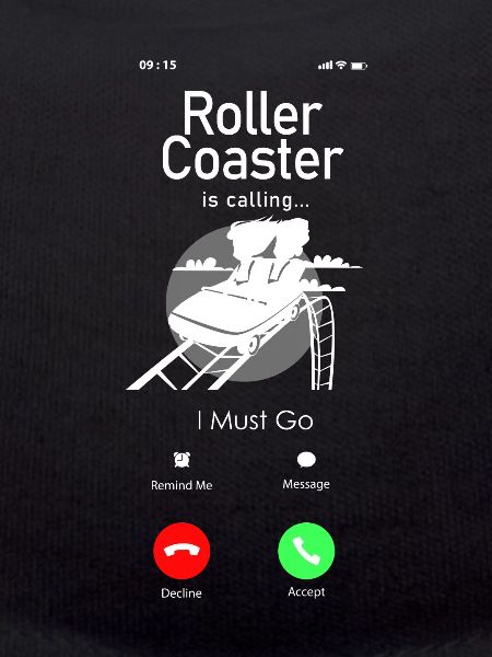 Roller Coaster Phone Display