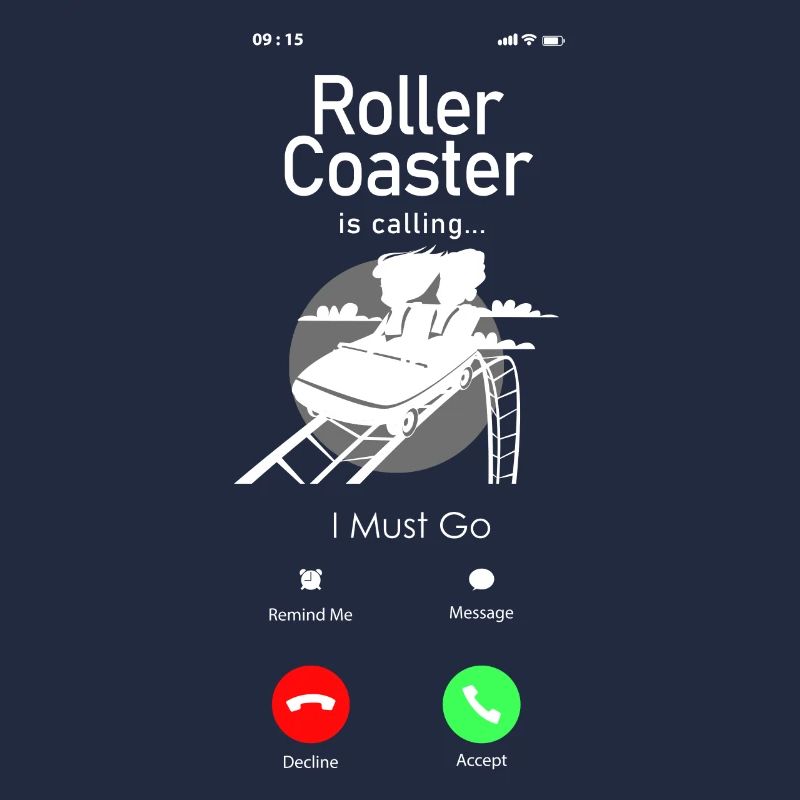 Affichage du téléphone Roller Coaster
