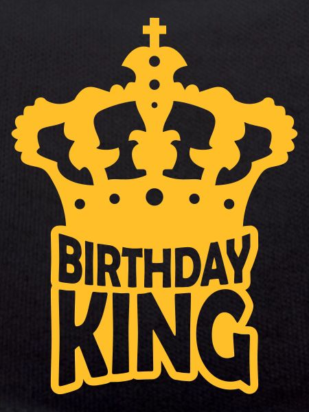 Birthday King Party Logo