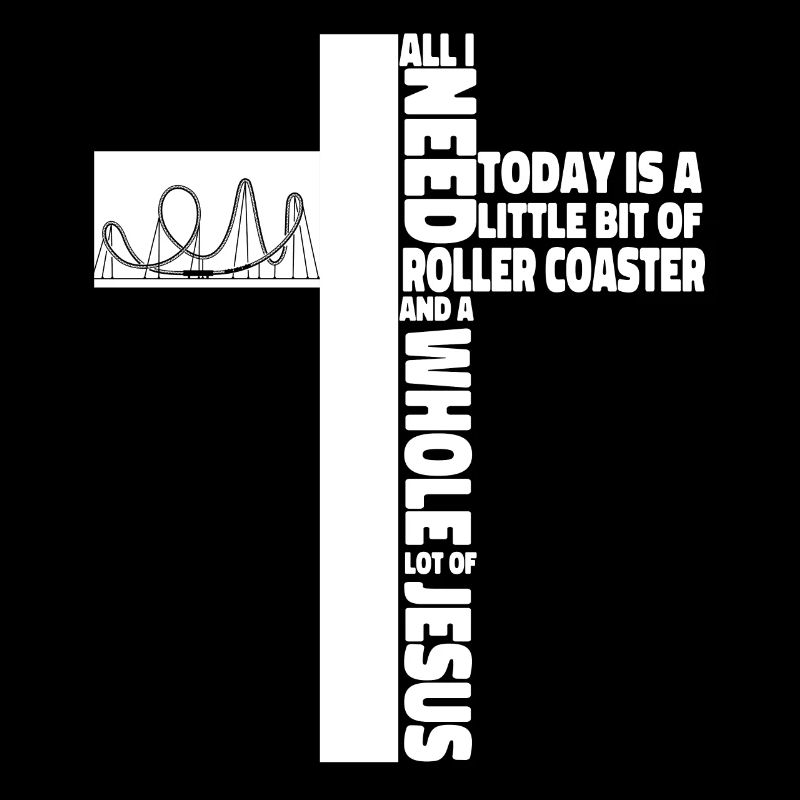 Roller Coaster Cross Christian