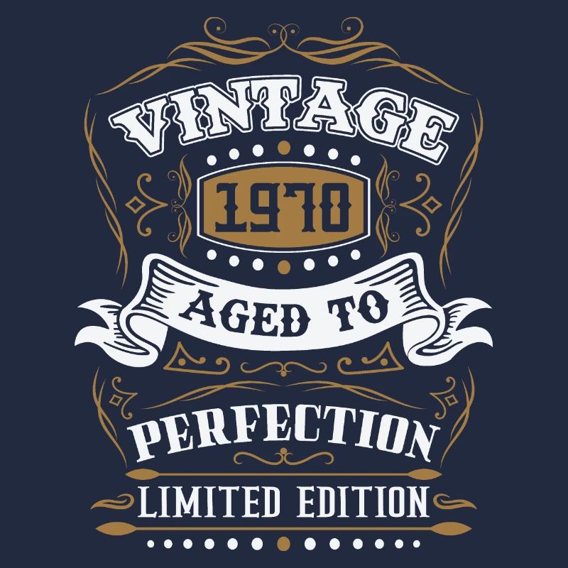 Vintage Geburtstagsgeschenk geboren 1970 Retro