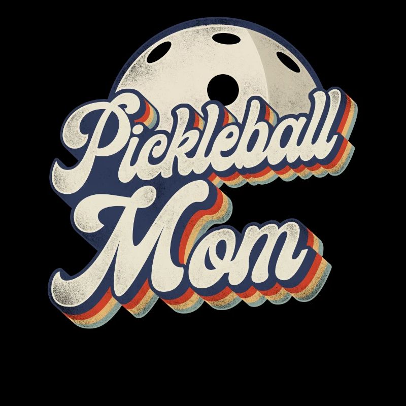 Pickleball Maman Mère Rétro