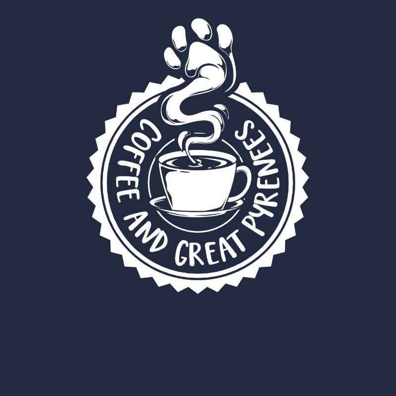 Kaffee und Pyrenäenberghund