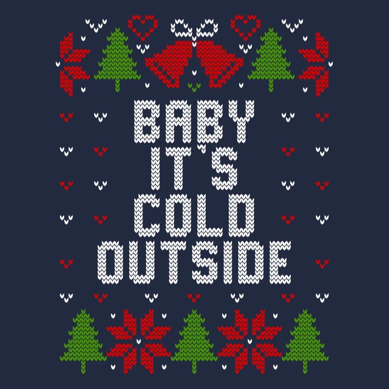 Pull de Noël moche / Bébé, il fait froid dehors