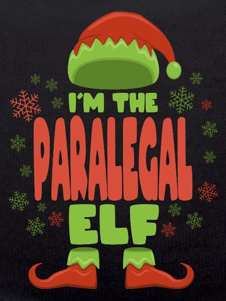 Paralegal Christmas Elf