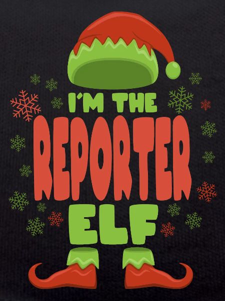 Reporter Christmas Elf