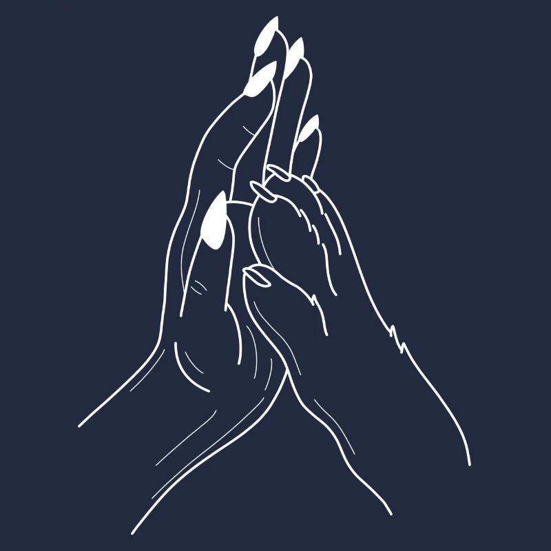 Hand Pfote Highfive