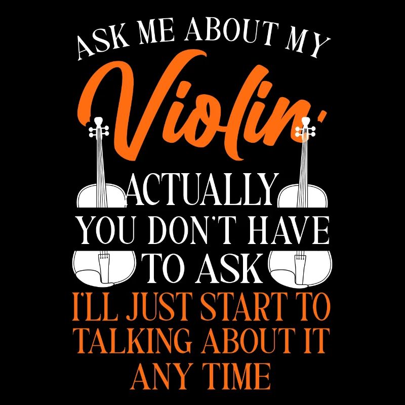 Violon Violoniste Vintage Demandez-moi