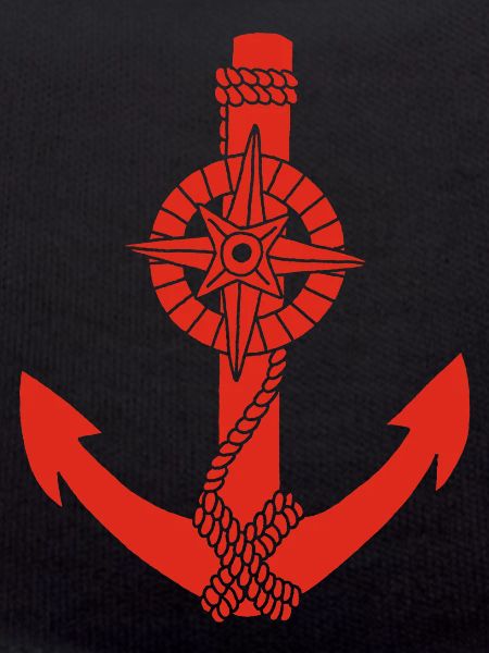 Red compass anchor