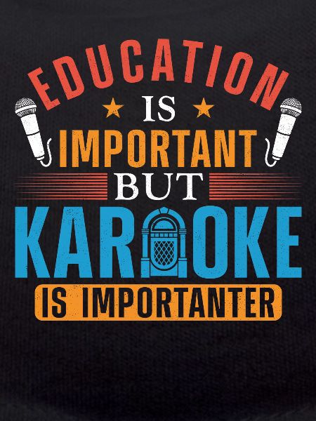 Karaoke Singer Education Is