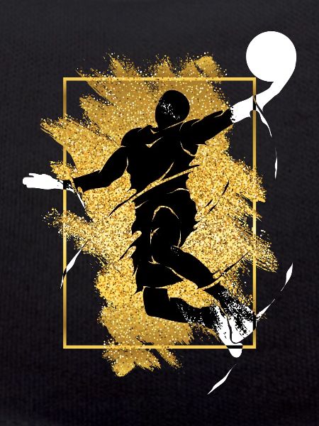 Basketteur Basketteur Dunking Gold Splash