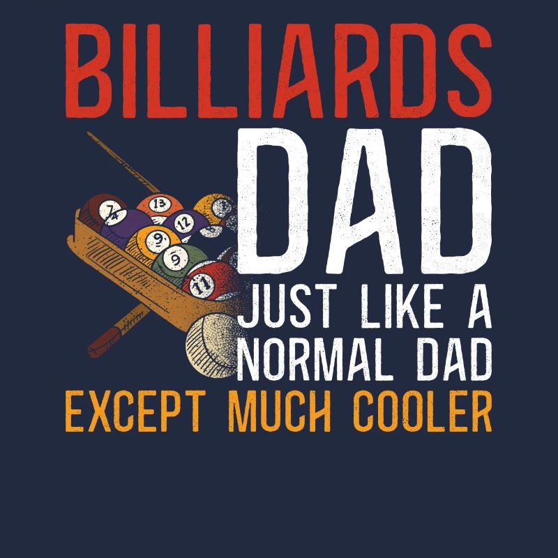 Billiards Pool Player Ball Dad