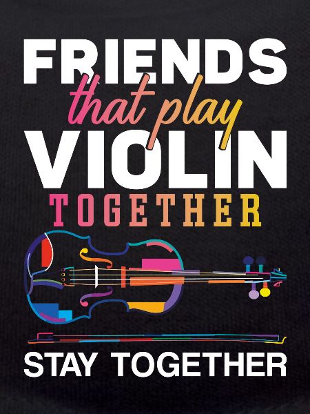 Violon Violoniste Besties Buddies