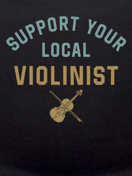 Violoniste Soutenez votre