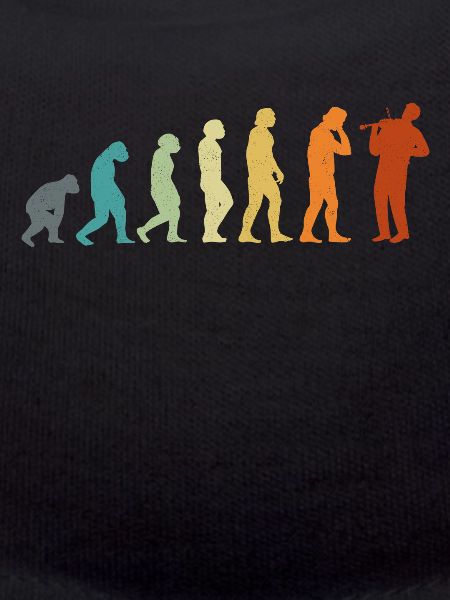 Violin Violinist Evolution Retro