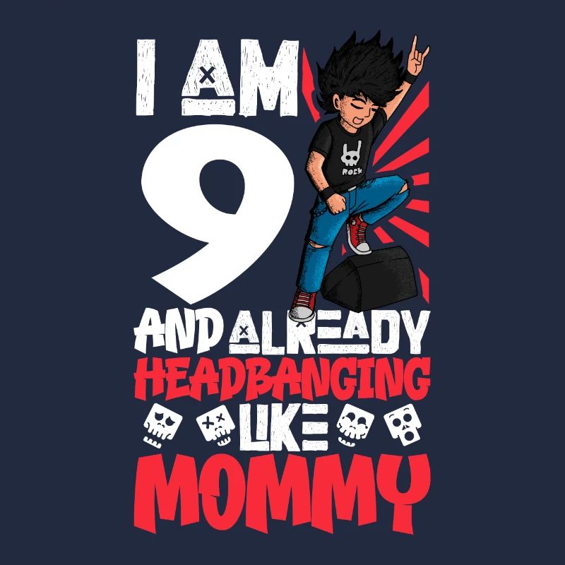 Ich bin 9 - Jungen Rocker