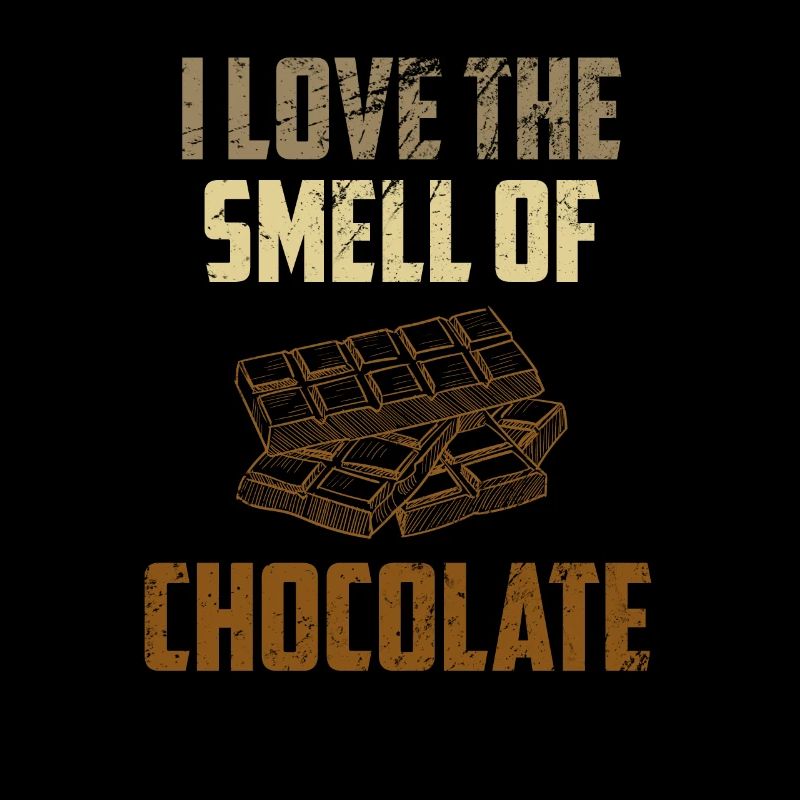 Dessert au chocolat J’aime l’odeur du chocolat Co