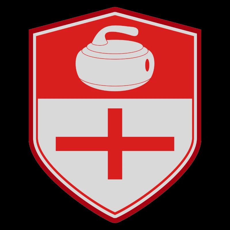 England Flag Curling Team Winter Eissport