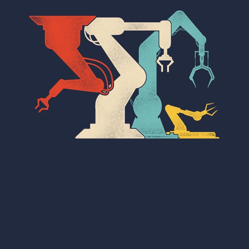 Robot Robotics Engineer Retro