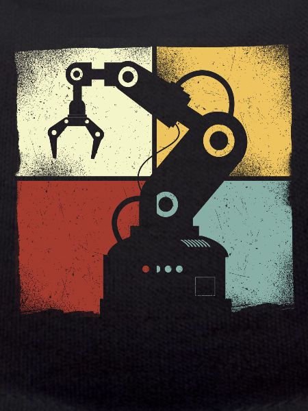 Robot Robotics Engineer Retro