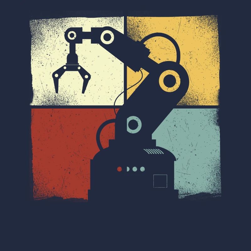 Robot Robotics Engineer Retro