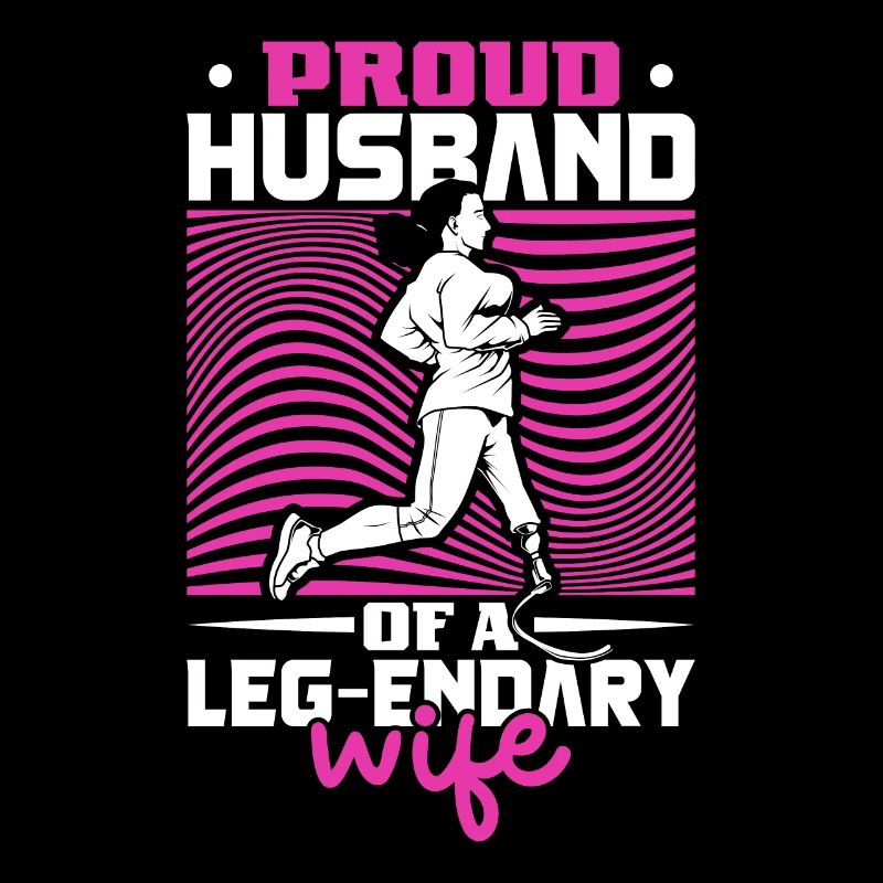 Stolzer Ehemann - Beinprothese