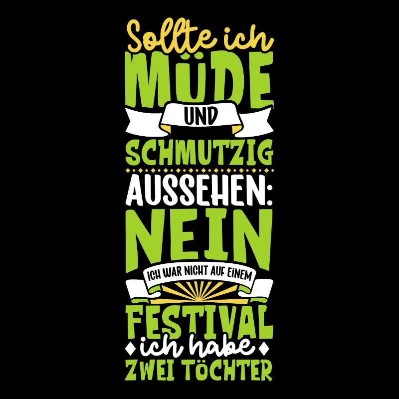 Müde und schmutzig - zwei Töchter