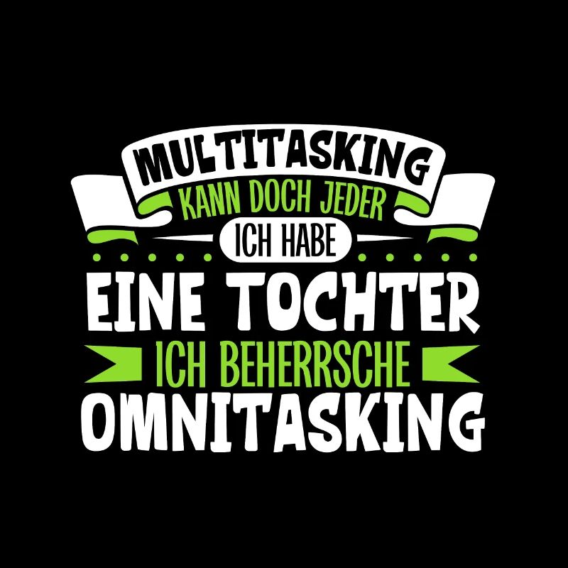 Multitasking kann jeder - Vater und Tochter