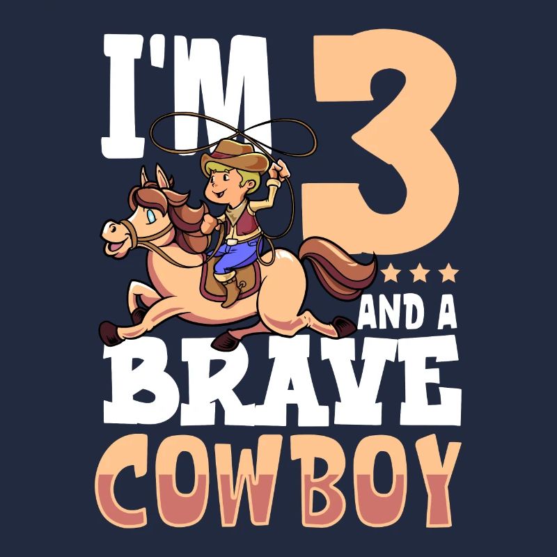 J’ai 3 ans - Boy Cowboy