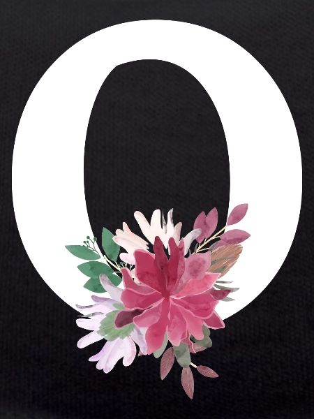 Floral letter