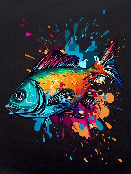 Farbenfroher Fisch